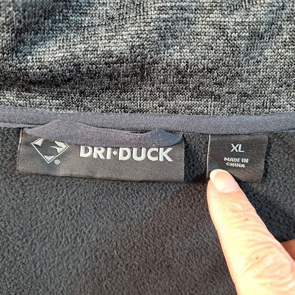 Dri-Duck Traders Atlas Jacket Mens XL Gray Style #5316 Zippered Poly Smart Shell - Picture 12 of 12